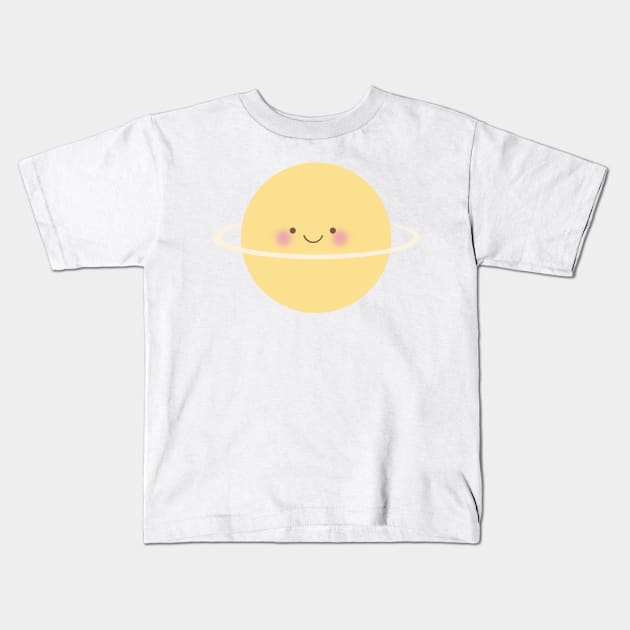 Saturn Kids T-Shirt by littlemoondance